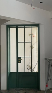 Pintu Ayun Kaca Tempered Berbingkai Aluminium Alloy Modern Premium Anti Angin Dengan Garansi 5 Tahun Untuk Villa - Product Image 3