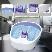 Professionelles Beheiztes Fußbad-Massagegerät mit Sprudelfunktion für Salon und Heimgebrauch Vibrierende Therapeutische Fußbadewanne