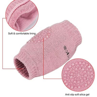 Ensemble de genouillères antidérapantes pour bébé et chaussettes pour bébé, protège-genoux unisexes pour tout-petits, chaussettes antidérapantes pour chevilles