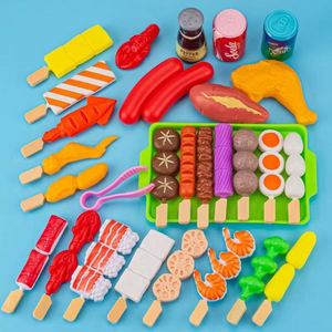 2023 New Barbecue Bbq Set Children's <b>Toaster</b> Kitchen Ove Food for Kids Sets Pretend Play Toy - Product Image 3