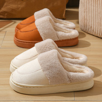 Nouvelle technologie en daim bout fermé intérieur/extérieur éraflure pour pantoufles chaussures de maison à la mode amorti avec prix d'usine