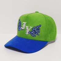 Gorra de Béisbol Personalizada de Gamuza con 5 Paneles y Estructura en A, Bordado y Logotipo al por Mayor, Color Negro para Adulto, Gorra Deportiva para Hombre con Forro de Satén de Seda
