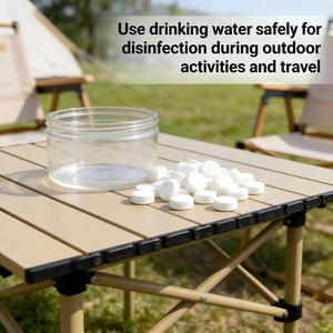 Comprimés multifonctionnels dissolvables, sans chlore, pour la purification de l'<span class=keywords><strong>eau</strong></span> <span class=keywords><strong>potable</strong></span> en extérieur, destinés aux situations d'urgence et aux voyages - Product Image 2