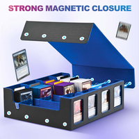 Boîte de rangement magnétique personnalisée JUZI 2400+ pour cartes Yugioh CCG TCG, en PU, écologique, portable, vente en gros