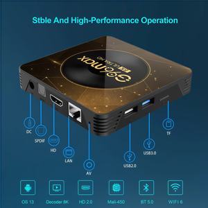 Boîtier TV <span class=keywords><strong>Android</strong></span> 13 STB OTT <span class=keywords><strong>IPTV</strong></span> 8 Go 32 Go ROMBT Double Wi-Fi Quad-core 8K 60fps Lecteur Multimédia Portal Garantie UK 12 Mois Puissante Garantie 8K - Product Image 3