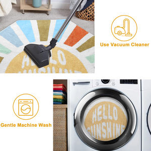 Sunshine – <span class=keywords><strong>tapis</strong></span> hexagonal antidérapant, <span class=keywords><strong>tapis</strong></span> de jeu Ultra doux, <span class=keywords><strong>arc</strong></span>-<span class=keywords><strong>en</strong></span>-<span class=keywords><strong>ciel</strong></span> pour chambre de bébé fille - Product Image 6