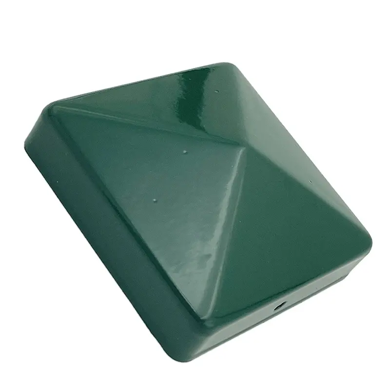 녹색 알루미늄 4x4 피라미드 울타리 포스트 캡 엔드 캡 펜싱 용