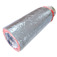 Silencieux flexible en aluminium pour conduit de climatisation 181HVAC, sur mesure, épaisseur 25mm/30mm, pour appartement