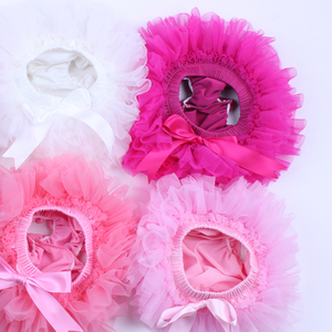 2022 Al por mayor Cubrecuerdas de gasa con volantes para bebé, de algodón con purpurina color menta, estilo tutú, a la moda - Product Image 3