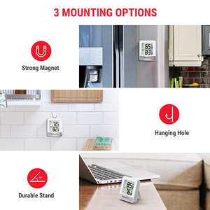 Thermopro tp200b Trong Nhà Ngoài Trời Nhiệt Kế Không Dây 500ft Nhiệt Kế Với Cảm Biến Nhiệt Độ Cho Nhà Nhiệt Kế - Product Image 6