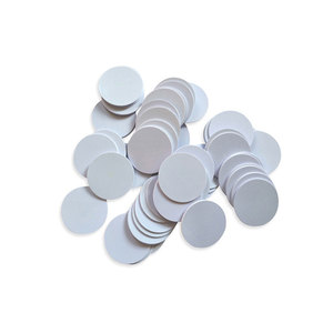 Trắng biểu tượng tùy chỉnh NFC ntg213 PVC Coin tag Glossy cả hai bên RFID nhựa trống vòng thẻ Nhà cung cấp - Product Image 5
