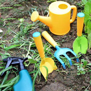 Kit d'outils de jardinage à main en plastique 3 pièces en gros <span class=keywords><strong>enfant</strong></span> outils de jardinage pour cadeau d'enfants - Product Image 3