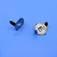 Pile bouton CR1632 double couche avec borne à ressort en acier inoxydable, montage SMT sur PCB, 16 mm, compatible marque GXD, 3V
