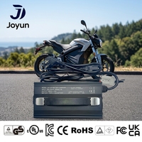 Chargeur de batterie au lithium haute puissance Joyun 42V 25A 1200W avec coque en aluminium et entrée DC/AC pour moto électrique/vélo électrique/trottinette
