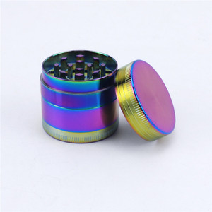 Hologram Colorful 4 Layer Zinc Alloy Grinder Smoker Metal Grinding Accessories for Dry Herb Spice Tobacco Crusher Tool - Product Image 3