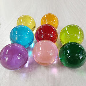 Boule de résine colorée transparente de 3 "4" 5 "pouce Boule UV Boule scintillante dans l'obscurité - Product Image 6