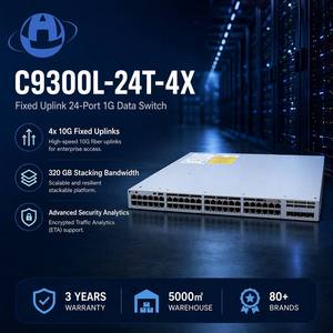 Switch Empresarial Gestionado Original Network Essentials C9300L-24T-4X <span class=keywords><strong>de</strong></span> 24 Puertos <span class=keywords><strong>de</strong></span> Datos 4x10G con Uplink Fijo StackWise-320 - Product Image 1