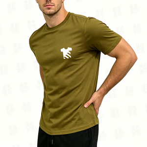 Camiseta Deportiva Personalizada de Manga Corta con Cuello Redondo, Ultra Suave, de Alta Calidad, de Poliéster y Elastano, de Secado Rápido para Hombre - Product Image 4