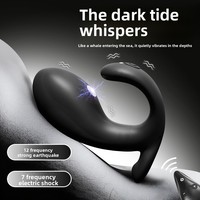 Nouveau vibrateur de massage de la prostate à choc électrique, télécommande sans fil, plug anal pour femmes