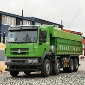 东风柳汽8X4自卸车，带神百16吨装砖抓斗吊臂自卸车，带随车起重机 - Product Image 5