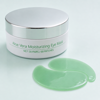 Patchs Hydrogel Hydratants Bio Végétaliens aux Herbes et Vitamine C Contre les Cernes – 30 Paires – Emballage Pot Vert