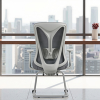 Chaise de direction unique, chaise de bureau sans roulettes, hauteur réglable, tissu, accoudoirs en alliage d'aluminium, moderne, luxe, visiteur, salle d'attente