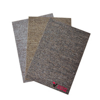 Tapis d'appoint abstrait antidérapant, imperméable et résistant aux taches en boucle de PP avec support en PVC non tissé pour usage commercial et domestique