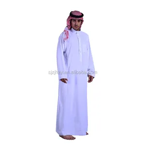 Мусульманское платье Thobe с длинным рукавом, пижама Kurta для мужчин, Дубай, мусульманская одежда