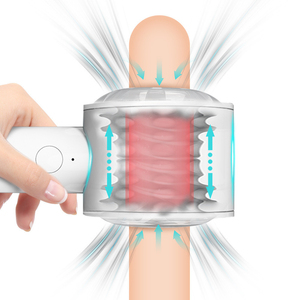 Fully Automatic Male Masturbator Special Design Male Penis Handle Training Intelligent Stretching Airplane Cup Tpe Sex Toy - Product Image 6
