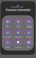 Autoradio Android 14 8 pouces avec GPS intégré, CarPlay sans fil, OBD2, amplificateur, écran HD pour VW Passat B6/B7 CC T5 Skoda Octavia/Superb