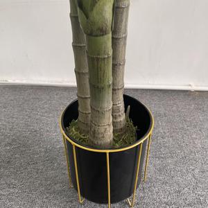 Plantas verdes artificiales árbol de geranio simulado Areca Palma <span class=keywords><strong>perla</strong></span> girasol bonsái interior biomimético decoración de suelo en maceta ornamento - Product Image 5