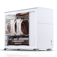 Tout nouveau boîtier Jonsbo D31 Blanc RGB Middle Tower boîtier pc jeu avec ventilateurs rvb