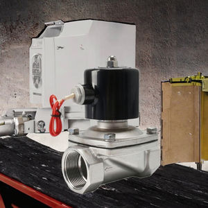 Válvula Solenoide de Acero Inoxidable AC220V 1/2 Pulgada NPT Tipo CKD Conector DIN Control de Agua Suministro OEM - Product Image 3