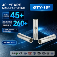 Connecteur de câble à gaine en cuivre étamé non isolé série GTY-16 – Fabricant professionnel mondial OEM
