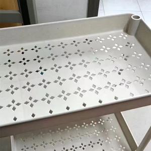 Zxm Meilleure vente Chariot de salon de beauté à 4 niveaux en plastique avec roulettes Chariot de spa à quatre niveaux - Product Image 6