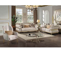 Canapé Chesterfield en velours de style français PZCN HOME, canapés de luxe pour salon, ensemble de canapés 1+2+3 places, meubles de salon à vendre