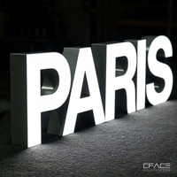 Offre Spéciale – Lettres Boîtiers LED Frontales Personnalisées, Étanches IP65 pour Extérieur, en Acrylique 3D, pour Publicité et Décoration – Vente Directe Usine