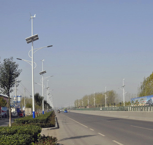 Système hybride solaire et éolien photovoltaïque, générateur d'énergie éolienne à axe vertical de type H, éclairage public gratuit - Product Image 4