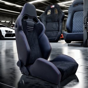 Sedile Sportivo Universale RECARO SR-S a Sgancio Rapido, Regolabile, per Auto Modificate, con Doppia Guida Scorrevole - Product Image 1