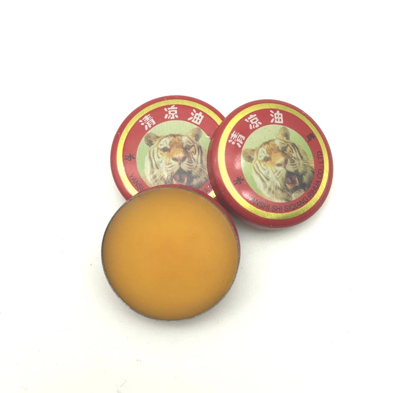 3g Tiger Pain Balm Ointment Muscle Pain Relief Cool Cream for Headache Motion Sickness Mosquito Bites
