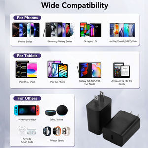 EU US AU UK Stekker 5V1A 5W Telefoonlader Voeding Type C Stroomadapter AC DC Adapter Wandlader - Product Image 4