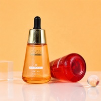 Botol Penetes Kaca Semprot Warna Logo Kustom 50ml Botol Kemasan Serum Kosmetik
