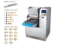 Machine automatique de fabrication de biscuits au chocolat et aux noix, équipement de formage de biscuits à découpe filaire, moule interchangeable pour boulangerie industrielle