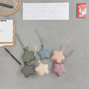 Kotak Penyimpanan Portabel Silikon Food Grade 100% Bentuk Bintang Lima Warna Solid untuk Penggunaan Sehari-hari, Tempat Penyimpanan Empeng, Promosi - Product Image 3