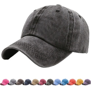 Wholesale Washed Supplier Women Men Print Embroidery <b>Baseball</b> <b>Cap</b> <b>Plain</b> Dad Hat Cotton Sports <b>Caps</b> Trucker Hats - Product Image 1