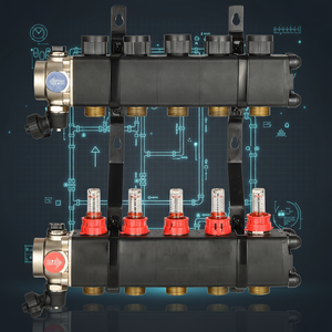 गर्म आपूर्तिकर्ता कस्टम पेक्स प्लास्टिक गर्म फर्श कई वाल्व मॉड्यूल 220v फर्श हीटिंग सिस्टम पानी के लिए - Product Image 1