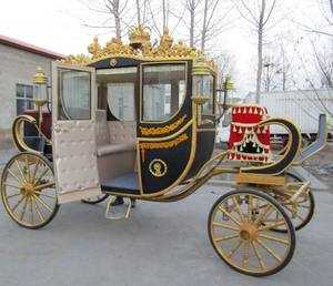 Carruaje/vagón tirado por caballos real personalizado a la venta Transporte especial de estilo real elegante - Product Image 4