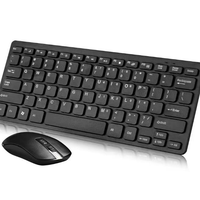 Set Keyboard dan Mouse Nirkabel Mini Optik 78 Tombol Kgm520 Baru 2.4Ghz Dual Mode dengan Receiver USB untuk Laptop, Kantor, dan Teknik