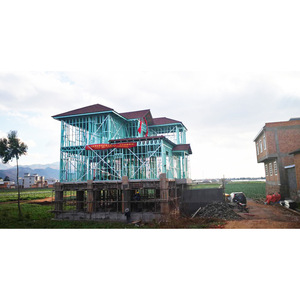 Construction de logements intégrés Bozhong, villa à ossature légère en acier, design moderne, solution de projet globale, Yunnan, Chine - Product Image 2