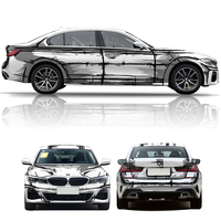 Autocollant de voiture Design graphique personnalisé accessoires de voiture gratuit sport racing Film d'emballage complet auto car wrap vinyl
